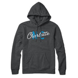 Charlotte Nc Overprinted Hoodie-Allegiant Goods Co. Vintage Sports Apparel