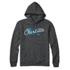Charlotte Nc Overprinted Hoodie-Charcoal Heather-Allegiant Goods Co. Vintage Sports Apparel