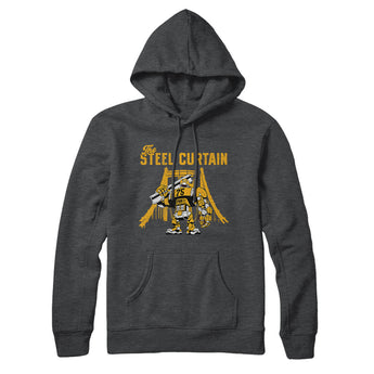 The Steel Curtain Hoodie-Allegiant Goods Co. Vintage Sports Apparel