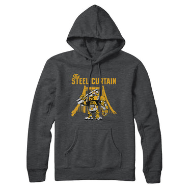 The Steel Curtain Hoodie-Allegiant Goods Co. Vintage Sports Apparel