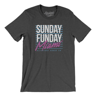 Sunday Funday Miami Men/Unisex T-Shirt-Allegiant Goods Co. Vintage Sports Apparel