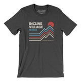Incline Village Nevada Men/Unisex T-Shirt-Dark Grey Heather-Allegiant Goods Co. Vintage Sports Apparel