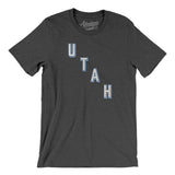 Utah Hockey Jersey Men/Unisex T-Shirt-Dark Grey Heather-Allegiant Goods Co. Vintage Sports Apparel