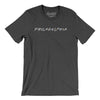 Philadelphia Friends Men/Unisex T-Shirt-Dark Grey Heather-Allegiant Goods Co. Vintage Sports Apparel