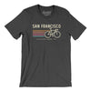 San Francisco Cycling Men/Unisex T-Shirt-Dark Grey Heather-Allegiant Goods Co. Vintage Sports Apparel