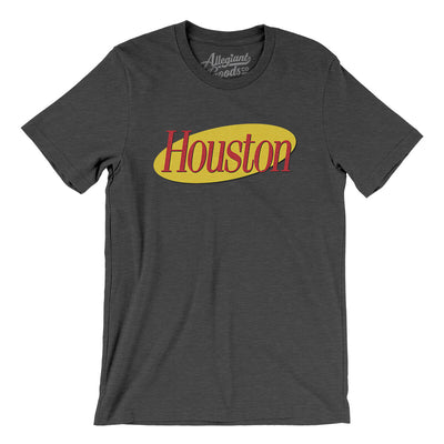 Houston Seinfeld Men/Unisex T-Shirt-Dark Grey Heather-Allegiant Goods Co. Vintage Sports Apparel