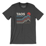 Taos New Mexico Men/Unisex T-Shirt-Dark Grey Heather-Allegiant Goods Co. Vintage Sports Apparel