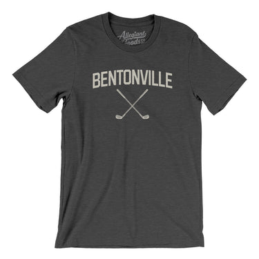 Bentonville Golf Men/Unisex T-Shirt-Dark Grey Heather-Allegiant Goods Co. Vintage Sports Apparel