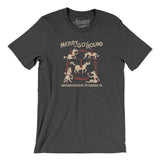 Merry Go Round Pittsburgh Men/Unisex T-Shirt-Dark Grey Heather-Allegiant Goods Co. Vintage Sports Apparel
