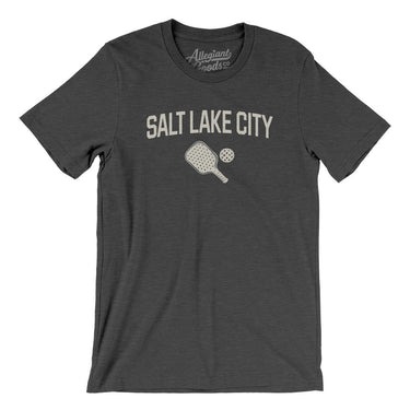 Salt Lake City Pickleball in Dark Grey Heather Color