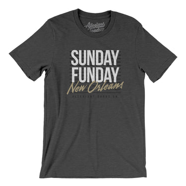 Sunday Funday New Orleans Men/Unisex T-Shirt-Allegiant Goods Co. Vintage Sports Apparel