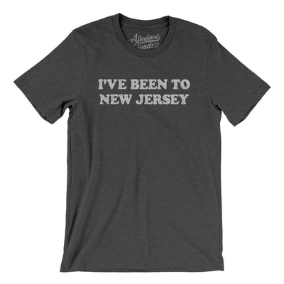 I've Been To New Jersey Men/Unisex T-Shirt-Dark Grey Heather-Allegiant Goods Co. Vintage Sports Apparel