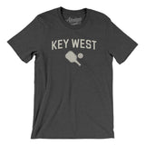 Key West Pickleball Men/Unisex T-Shirt-Dark Grey Heather-Allegiant Goods Co. Vintage Sports Apparel