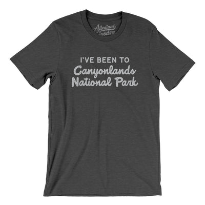 I've Been To Canyonlands National Park Men/Unisex T-Shirt-Dark Grey Heather-Allegiant Goods Co. Vintage Sports Apparel