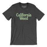 California Weed Men/Unisex T-Shirt-Dark Grey Heather-Allegiant Goods Co. Vintage Sports Apparel