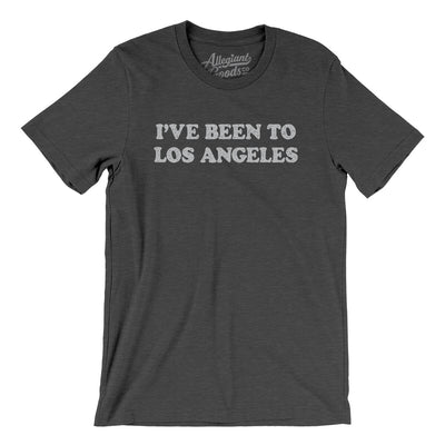I've Been To Los Angeles Men/Unisex T-Shirt-Dark Grey Heather-Allegiant Goods Co. Vintage Sports Apparel