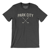 Park City Golf Men/Unisex T-Shirt-Dark Grey Heather-Allegiant Goods Co. Vintage Sports Apparel