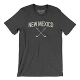 New Mexico Golf Men/Unisex T-Shirt-Dark Grey Heather-Allegiant Goods Co. Vintage Sports Apparel