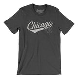 Chicago Vintage Script Men/Unisex T-Shirt-Allegiant Goods Co. Vintage Sports Apparel