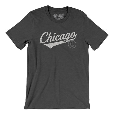 Chicago Vintage Script Men/Unisex T-Shirt-Allegiant Goods Co. Vintage Sports Apparel