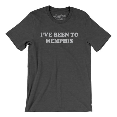 I've Been To Memphis Men/Unisex T-Shirt-Dark Grey Heather-Allegiant Goods Co. Vintage Sports Apparel