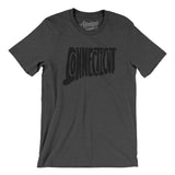 Connecticut State Shape Text Men/Unisex T-Shirt-Allegiant Goods Co. Vintage Sports Apparel