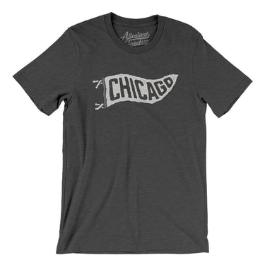 Chicago Pennant Men/Unisex T-Shirt-Allegiant Goods Co. Vintage Sports Apparel