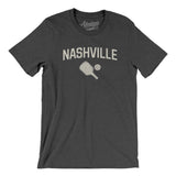 Nashville Pickleball Men/Unisex T-Shirt-Dark Grey Heather-Allegiant Goods Co. Vintage Sports Apparel