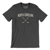 North Carolina Golf Men/Unisex T-Shirt-Dark Grey Heather-Allegiant Goods Co. Vintage Sports Apparel