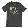 Utah Cycling Men/Unisex T-Shirt-Dark Grey Heather-Allegiant Goods Co. Vintage Sports Apparel