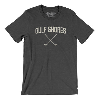 Gulf Shores Golf Men/Unisex T-Shirt-Dark Grey Heather-Allegiant Goods Co. Vintage Sports Apparel