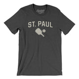 St. Paul Pickleball Men/Unisex T-Shirt-Dark Grey Heather-Allegiant Goods Co. Vintage Sports Apparel
