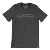 Actually It's Pronounced Spokane in Dark Grey Heather Color