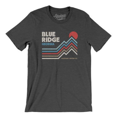 Blue Ridge Georgia Men/Unisex T-Shirt-Dark Grey Heather-Allegiant Goods Co. Vintage Sports Apparel