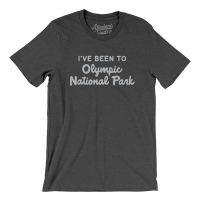 I've Been To Olympic National Park Men/Unisex T-Shirt-Dark Grey Heather-Allegiant Goods Co. Vintage Sports Apparel