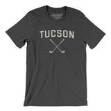 Tucson Golf Men/Unisex T-Shirt-Dark Grey Heather-Allegiant Goods Co. Vintage Sports Apparel