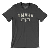 Omaha Cycling Men/Unisex T-Shirt-Dark Grey Heather-Allegiant Goods Co. Vintage Sports Apparel