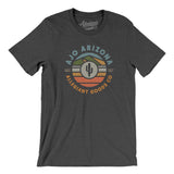 Ajo Arizona Retro Badge Men/Unisex T-Shirt-Dark Grey Heather-Allegiant Goods Co. Vintage Sports Apparel