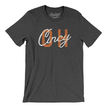 Cincy Oh Overprinted Men/Unisex T-Shirt-Allegiant Goods Co. Vintage Sports Apparel