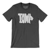 Iowa State Shape Text Men/Unisex T-Shirt-Dark Grey Heather-Allegiant Goods Co. Vintage Sports Apparel