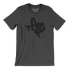 Texas State Shape Text Men/Unisex T-Shirt-Dark Grey Heather-Allegiant Goods Co. Vintage Sports Apparel