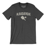 Albuquerque Pickleball Men/Unisex T-Shirt-Dark Grey Heather-Allegiant Goods Co. Vintage Sports Apparel