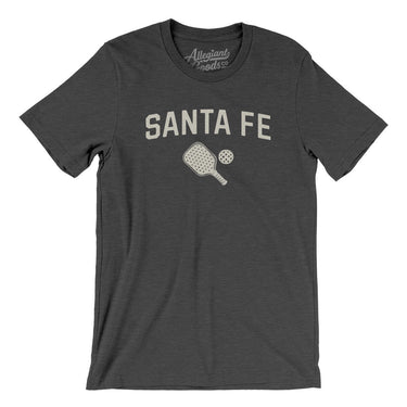 Santa Fe Pickleball Men/Unisex T-Shirt-Dark Grey Heather-Allegiant Goods Co. Vintage Sports Apparel