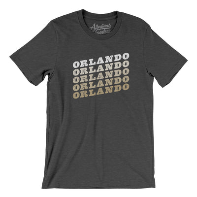 Orlando Vintage Repeat Men/Unisex T-Shirt-Dark Grey Heather-Allegiant Goods Co. Vintage Sports Apparel
