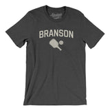Branson Pickleball Men/Unisex T-Shirt-Dark Grey Heather-Allegiant Goods Co. Vintage Sports Apparel