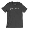 Detroit Friends Men/Unisex T-Shirt-Dark Grey Heather-Allegiant Goods Co. Vintage Sports Apparel