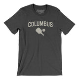 Columbus Pickleball Men/Unisex T-Shirt-Dark Grey Heather-Allegiant Goods Co. Vintage Sports Apparel