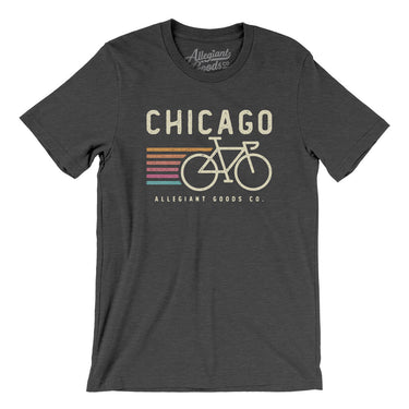 Chicago Cycling Men/Unisex T-Shirt-Allegiant Goods Co. Vintage Sports Apparel