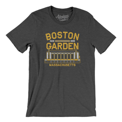 Boston Garden Men/Unisex T-Shirt-Dark Grey Heather-Allegiant Goods Co. Vintage Sports Apparel