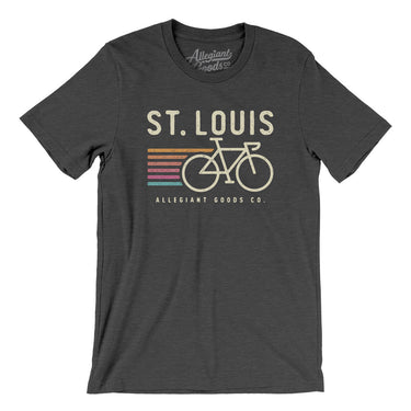 St. Louis Cycling Men/Unisex T-Shirt-Allegiant Goods Co. Vintage Sports Apparel